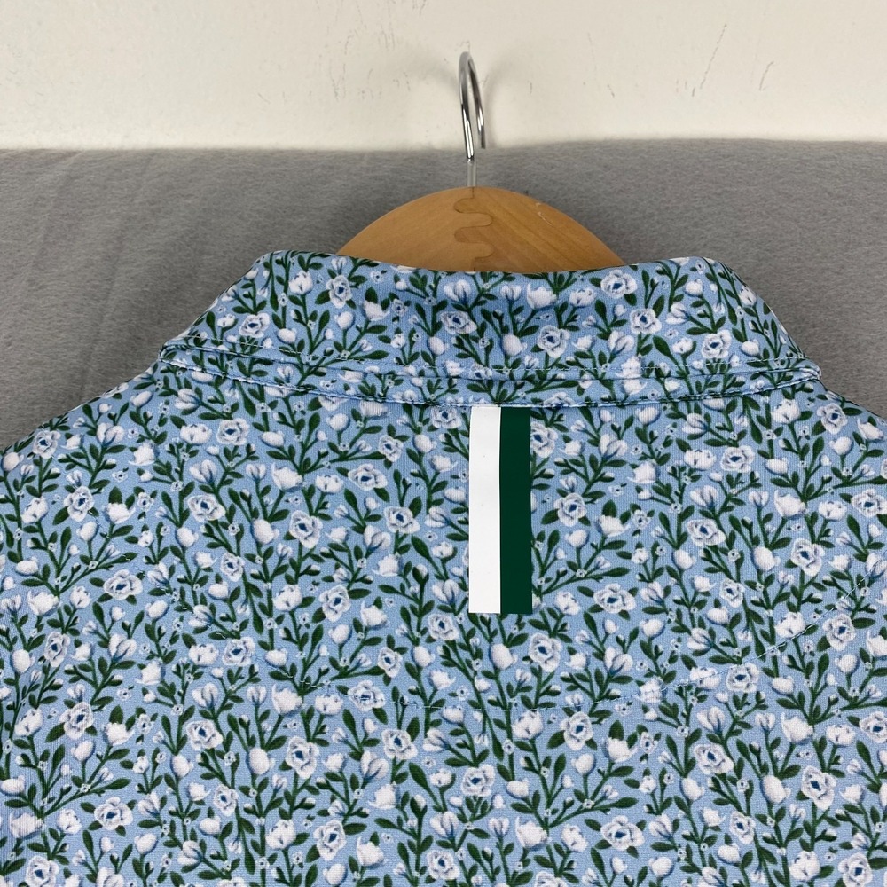 Rhoback Polo Shirt Mens 2XL Spring floral Print Performance Golf Stretch Masters - Picture 9 of 16
